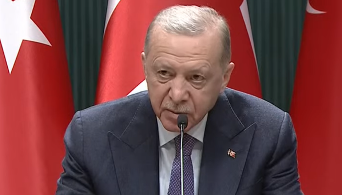 Cumhurbaşkanı Erdoğan, Gürcistan Başbakanı Kobakhidze ile ortak basın toplantısında konuşuyor
