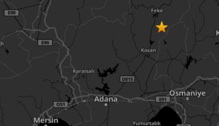 AFAD duyurdu: Adana'da 3.9 büyüklüğünde deprem