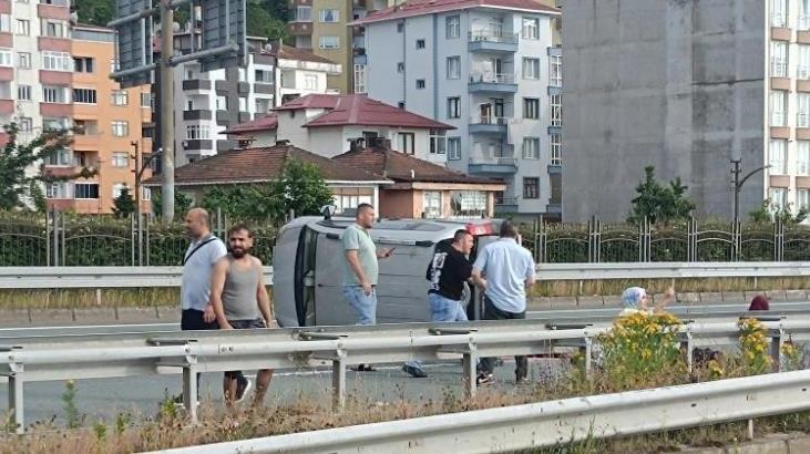 Bayram dönüşü Rize'de feci kaza! 2 kişi öldü, 3 kişi yaralandı