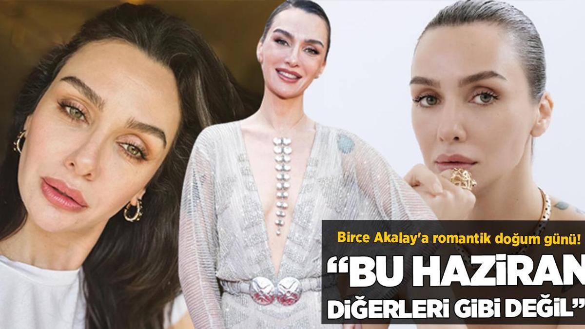 Birce Akalay'a romantik doğum günü! Partiye ünlü isimler akın etti