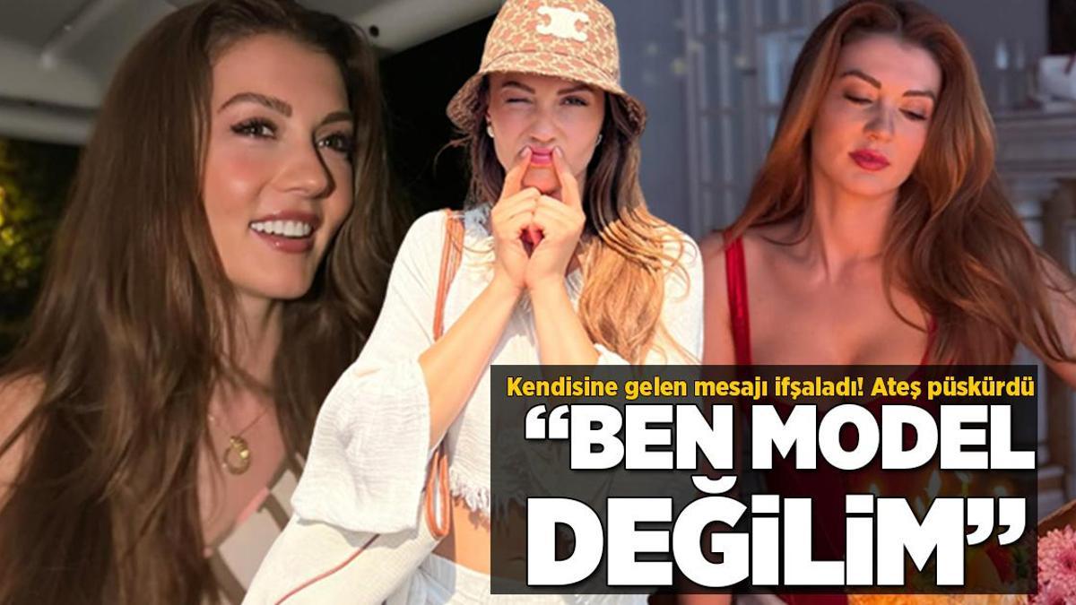 Burcu Özberk kendisine gelen mesajı ifşaladı! Ateş püskürdü