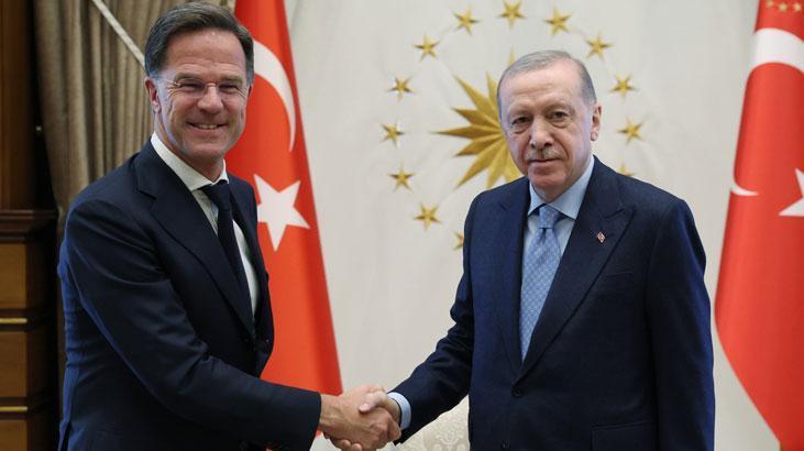 Cumhurbaşkanı Erdoğan, Rutte'yi kabul etti
