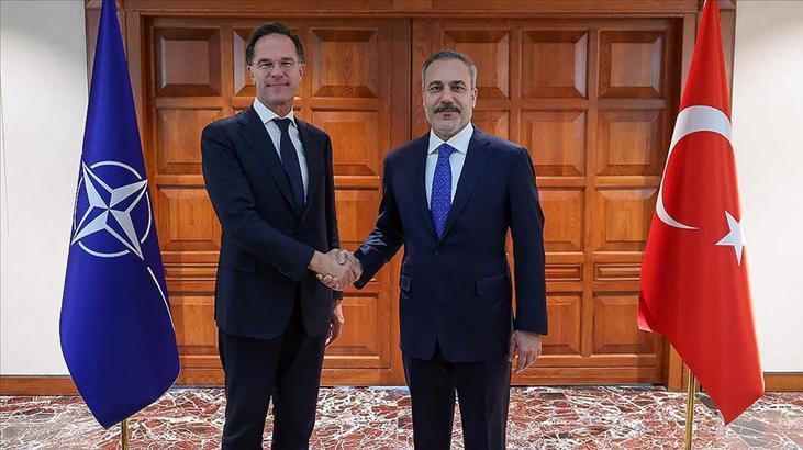 Dışişleri Bakanı Hakan Fidan, NATO Genel Sekreteri Rutte ile görüştü