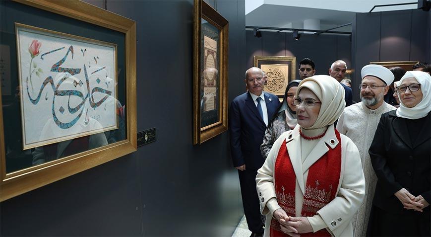 Emine Erdoğan'dan Uluslararası İslam Sanatları Fuarı paylaşımı
