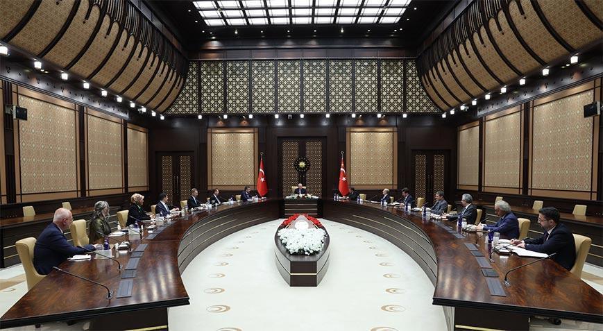 Erdoğan, Cumhurbaşkanlığı Politika Kurulları başkanvekillerini kabul etti
