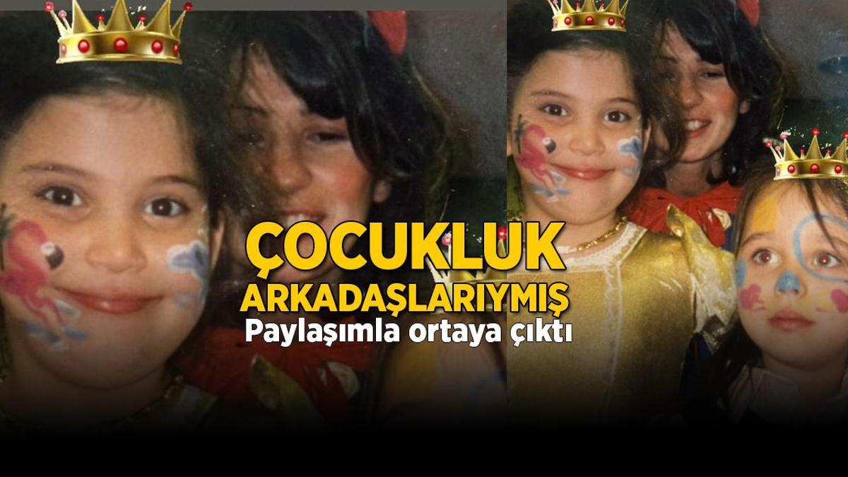 Fotoğraftaki iki ünlü ismi tanıdınız mı? Meğer çocukluktan beri arkadaşlarmış...