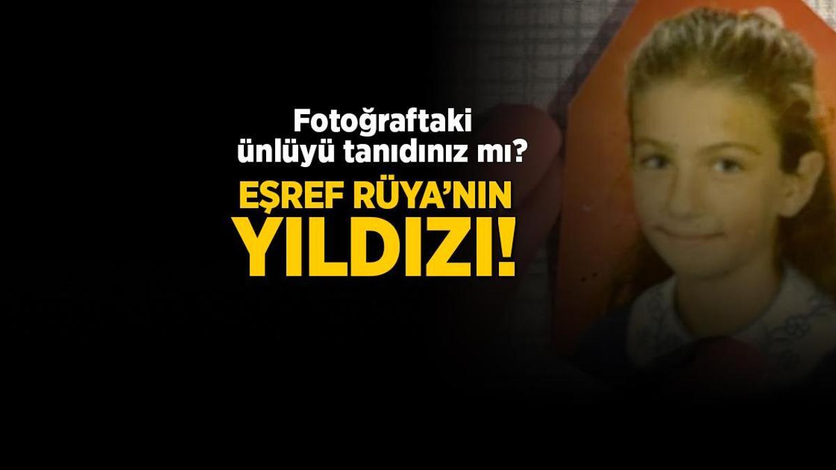 Fotoğraftaki ünlü oyuncuyu tanıdınız mı? Eşref Rüya'nın 'ağır ablası'