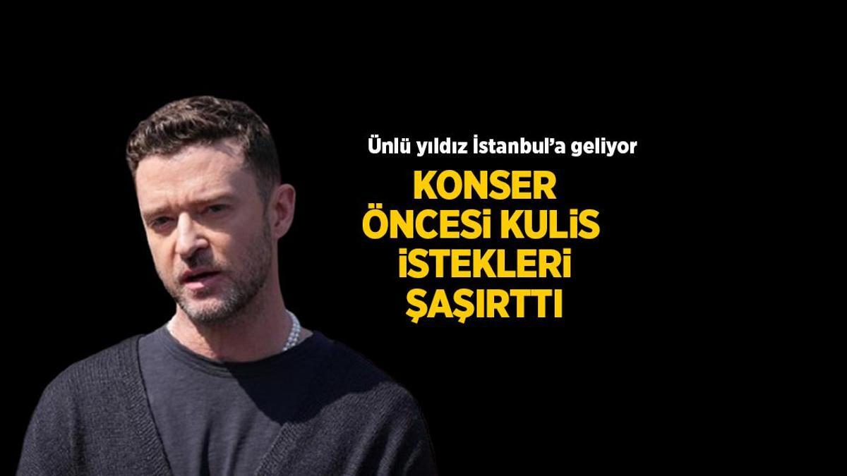 HABERLER: İstanbul konseri için gün sayıyor! Justin Timberlake kulisi için neler istedi?