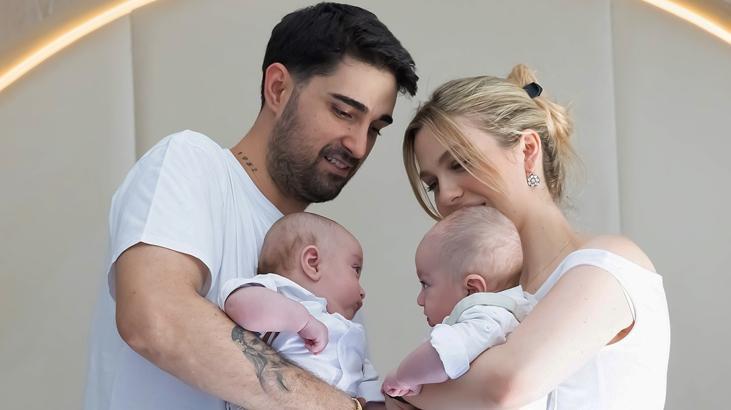 HABERLER: Yasemin Şefkatli'nin ikiz oğulları Emir ve Ayel ilk kez uçağa bindi