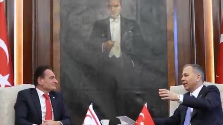 İçişleri Bakanı Yerlikaya, KKTC'li mevkidaşı Oğuz ile görüştü