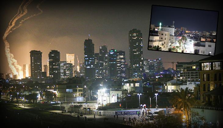 İsrail'de siren sesleri! İran Tel Aviv'de birçok noktayı vurdu