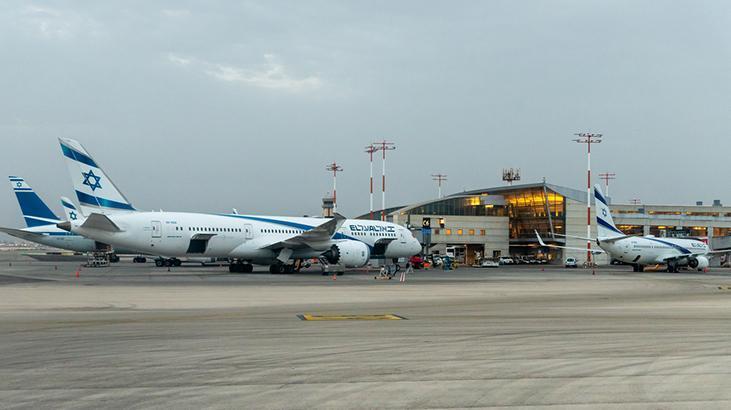 İsrail'deki Ben Gurion Havalimanı uçuşlara kapatıldı