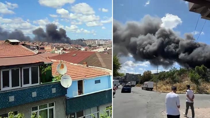 İstanbul'da korkutan yangın! Dumanlar birçok noktadan görülüyor
