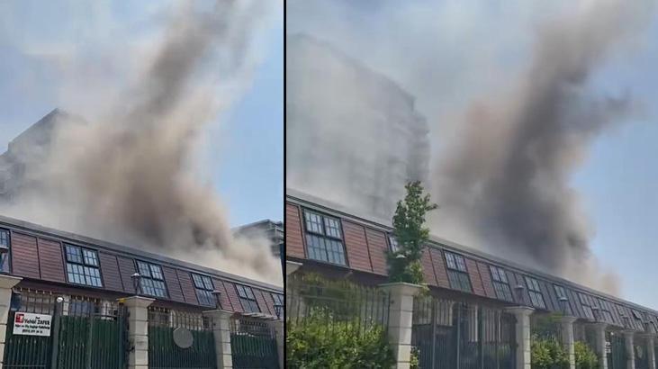 İstanbul Fişekhane'de yangın! Çok sayıda ekip sevk edildi