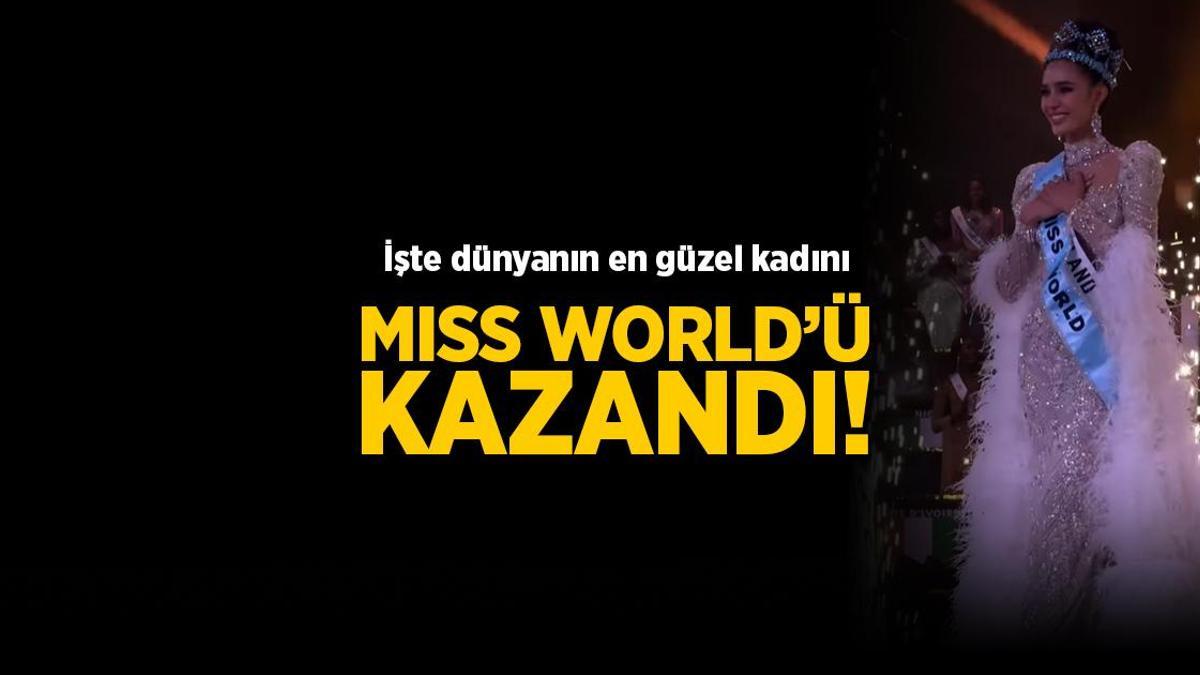 İşte dünyanın en güzel kadını! Miss World 2025'i kazanan isim belli oldu
