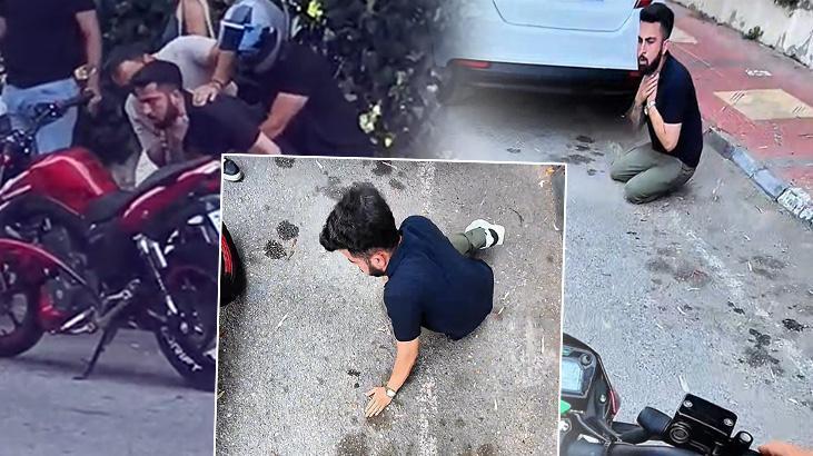 Kask kamerası can pazarını kaydetti! Heimlich manevrasıyla hayata döndürdü