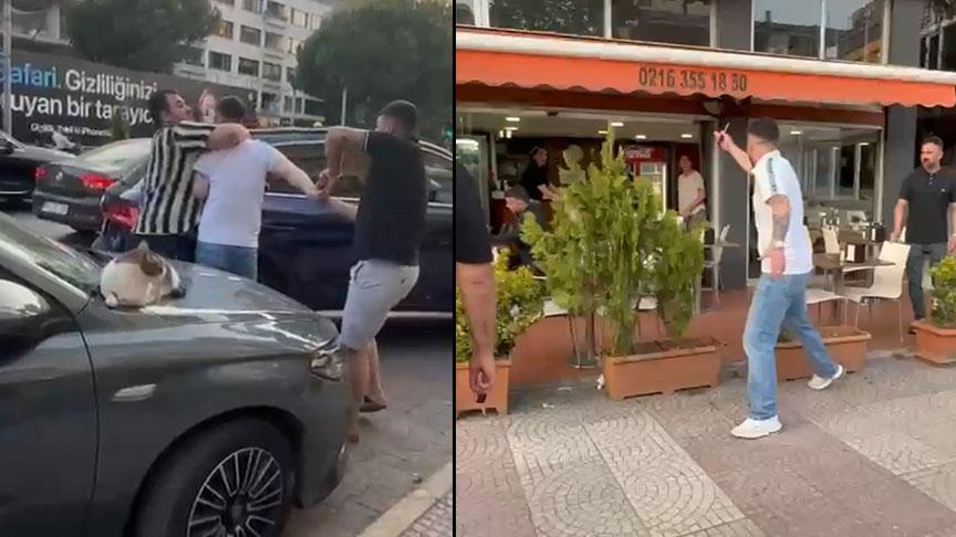 Kaza vahşete dönüştü: Saldırgan, sürücüyü yumrukladı, kadını bıçakla korkuttu: Boğazını keserim