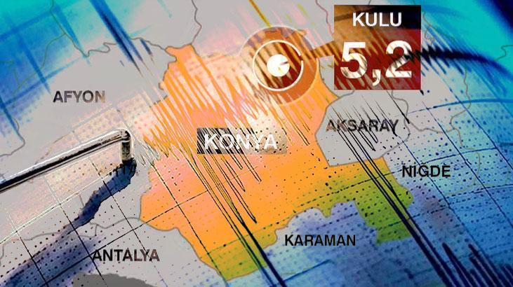 Konya'da 5.2 büyüklüğünde deprem! Ankara ve çevre illerden de hissedildi