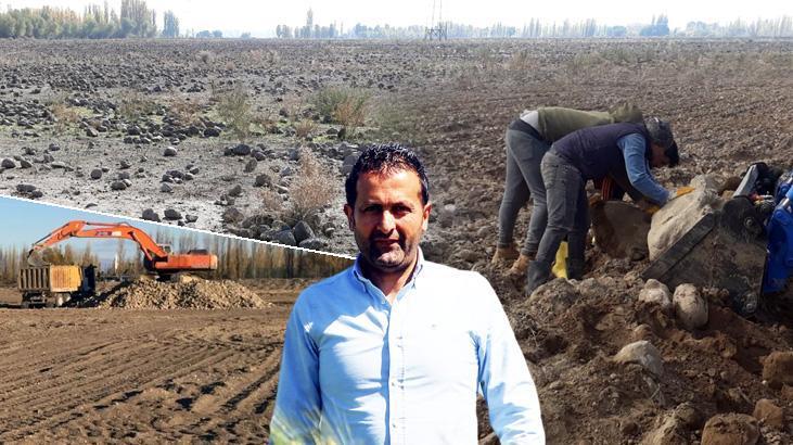 Köyüne döndü, 7 yıl boyunca 1500 kamyon taş topladı! İnanılmaz son