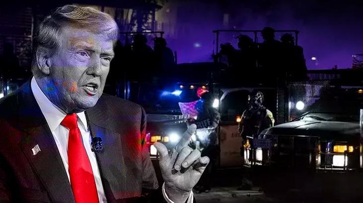 Los Angeles savaş alanına döndü! Trump çok net konuştu: Düzeni sağlamak için sert olacağız