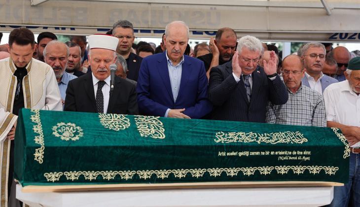 Meclis Başkanı Kurtulmuş, emekli Öğretim Üyesi Prof. Dr. Halis Ayhan'ın cenazesine katıldı