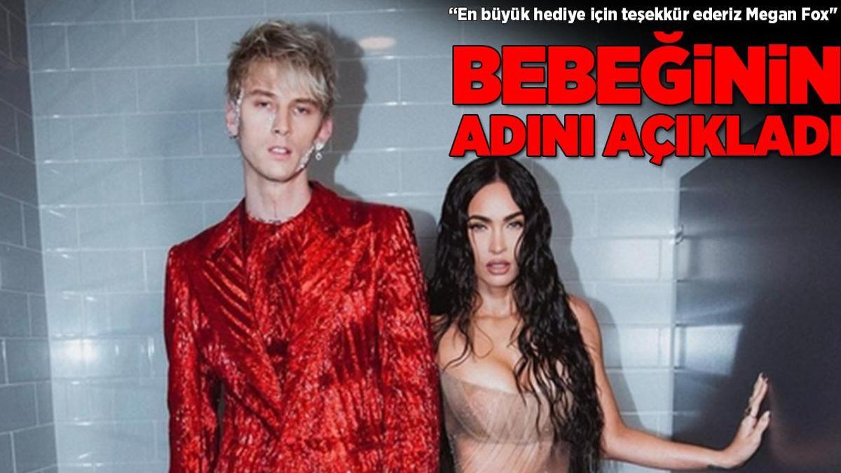 Megan Fox ile Machine Gun Kelly bebeklerinin adını açıkladı