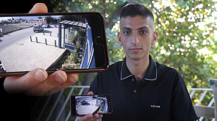 Metrelerce havaya uçtuğu kaza görüntüsünü izledi: Motosiklete binmeye tövbe ettim