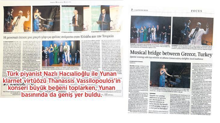 ‘Müzik köprüsü’ Yunan basınında