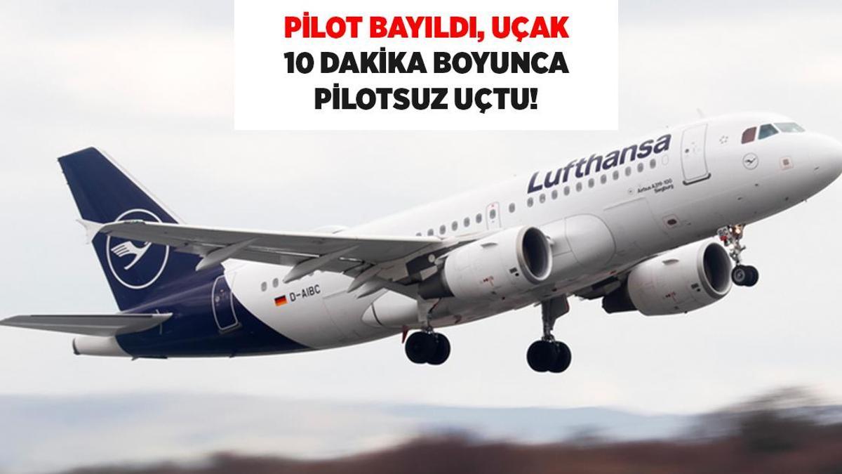 Pilot bayıldı, kontrolsüz kalan uçak 10 dakika pilotsuz uçtu!