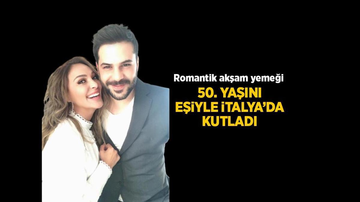 Roma'da romantik yemek! Ziynet Sali 50. yaşını eşiyle birlikte kutladı