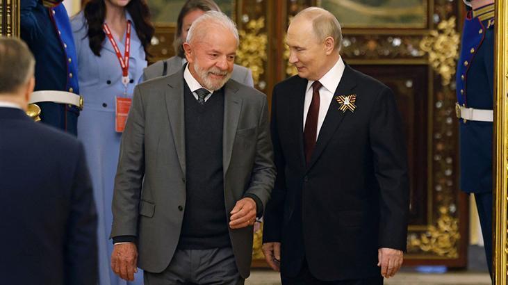 Rusya Devlet Başkanı Putin, Brezilyalı mevkidaşı Lula da Silva ile görüştü