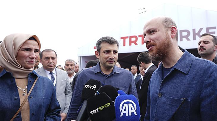 Selçuk Bayraktar ile eşi Sümeyye Erdoğan Bayraktar'dan 7. Etnospor Kültür Festivali'ne ziyaret