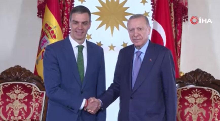 Son dakika: Cumhurbaşkanı Erdoğan İspanya Başbakanı Sanchez'i kabul etti