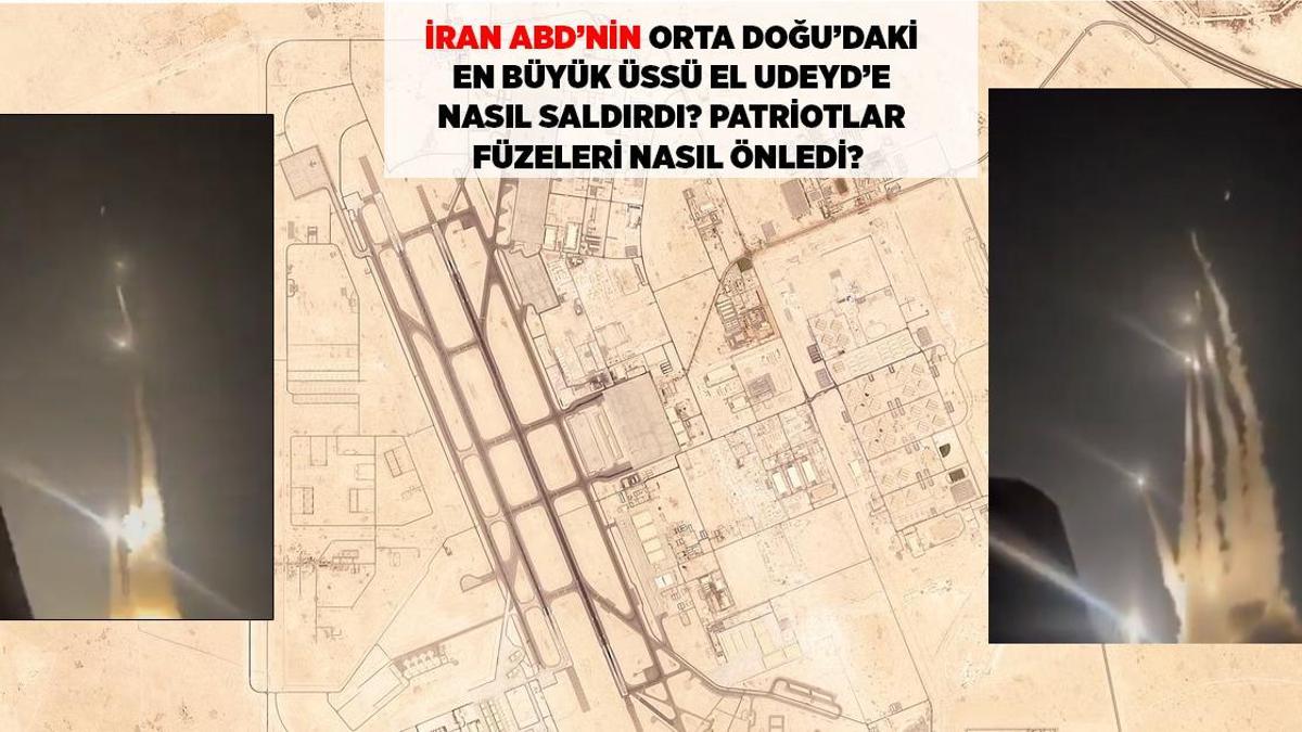 SON DAKİKA HABERLERİ: İRAN ABD'NİN ORTA DOĞU'DAKİ EN BÜYÜK ÜSSÜ EL UDEID'E NASIL SALDIRDI? PATRIOTLAR İRAN FÜZELERİNİ NASIL DÜŞÜRDÜ? 
