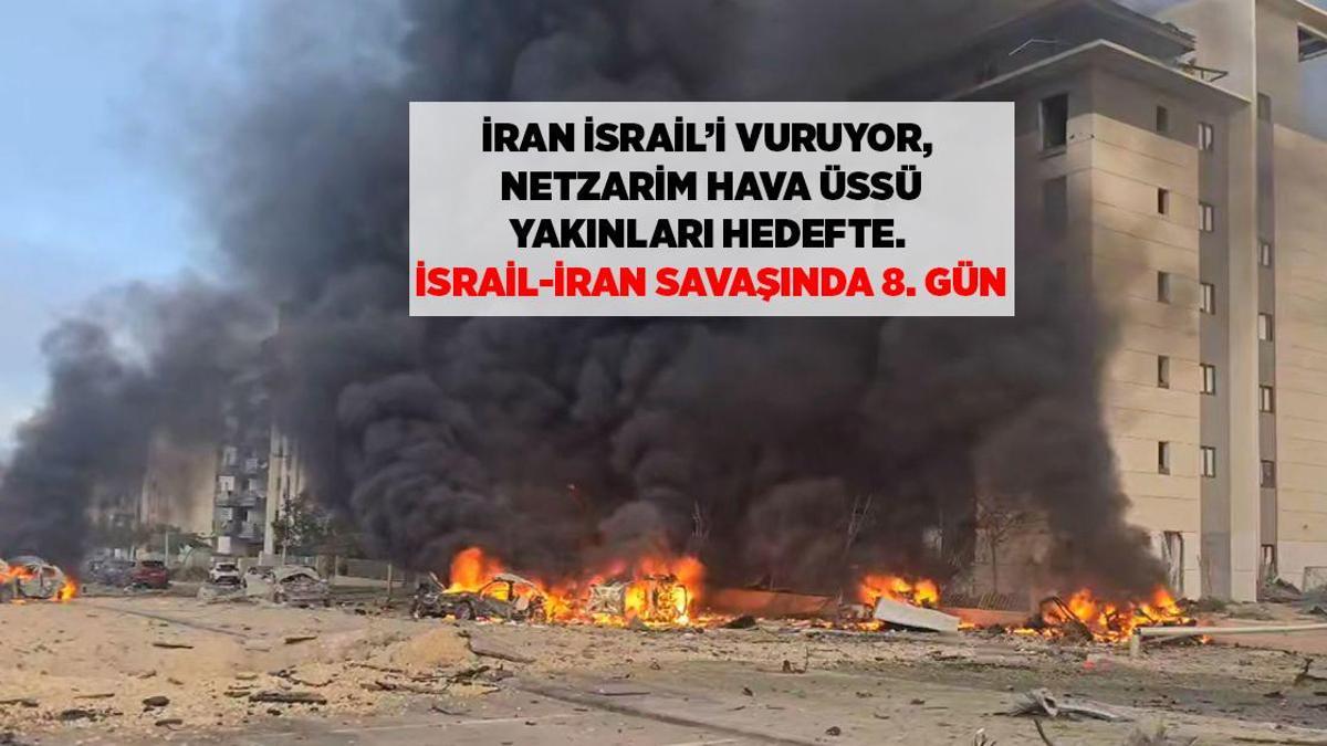 SON DAKİKA HABERLERİ: İSRAİL-İRAN SAVAŞINDA 8. GÜN: İRAN İSRAİL'İN KRİTİK MERKEZLERİNİ VURUYOR, SAVAŞTA SON DURUM