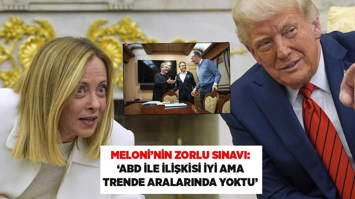 SON DAKİKA HABERLERİ: MELONİ'NİN ZORLU SINAVI: ABD VE AVRUPA ARASINDA