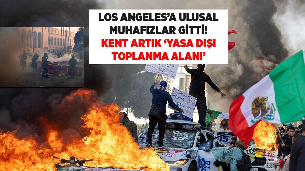 SON DAKİKA LOS ANGELES HABERLERİ: Kentte toplanmak yasaklandı, ulusal muhafızlar sahada!
