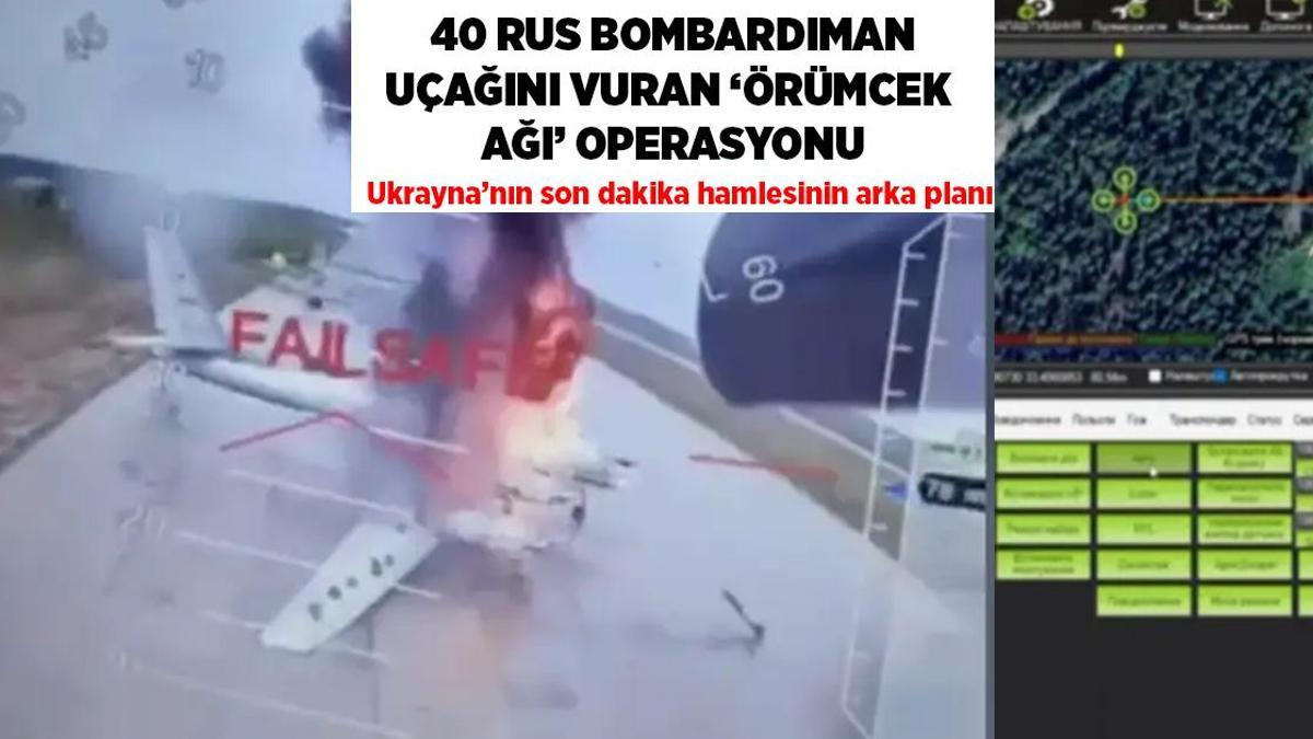 SON DAKİKA RUSYA HABERLERİ: 40 RUS BOMBARDIMAN UÇAĞINI VURAN ÖRÜMCEK AĞI OPERASYONU
