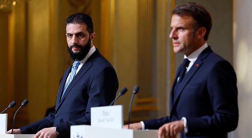 Son dakika: Şara'nın ilk Avrupa ziyareti Fransa'ya! Macron'dan İsrail'e Suriye tepkisi