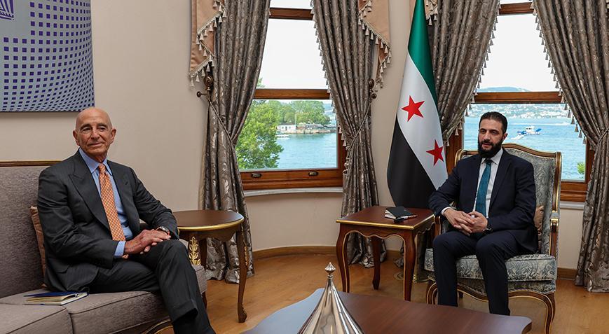 Suriye Cumhurbaşkanı Şara ABD Büyükelçisi Barrack’ı kabul etti