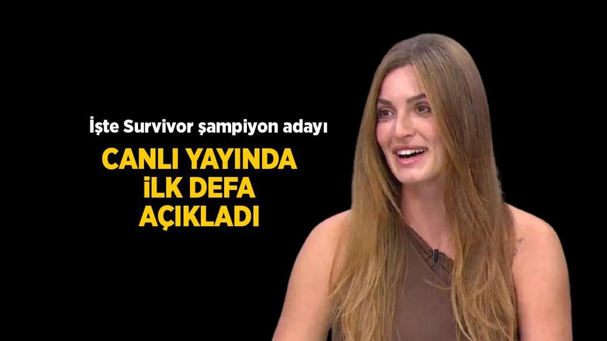 Survivor haberleri: Survivor'dan elenen Yağmur Banda şampiyon adayını canlı yayında açıkladı