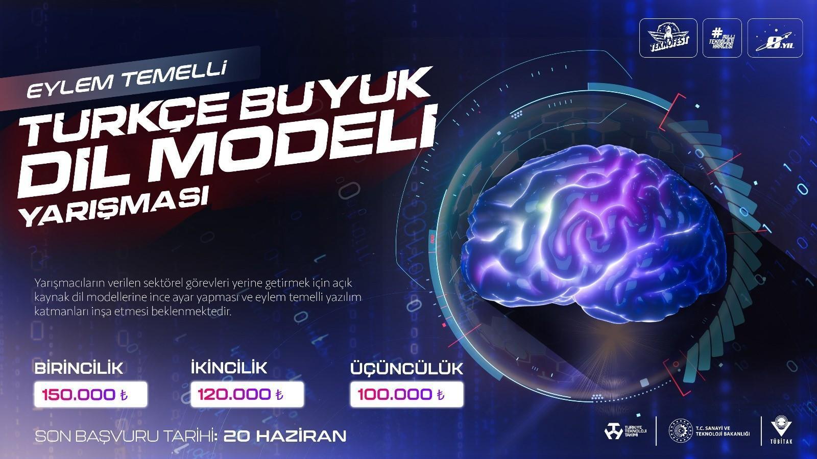 Teknofest’te eylem temelli Türkçe büyük dil modeli yarışması