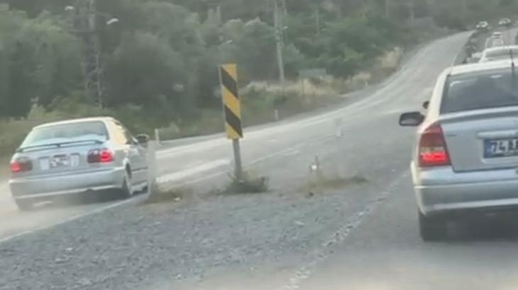 Ters yöne giren sürücüye 15 bin TL ceza