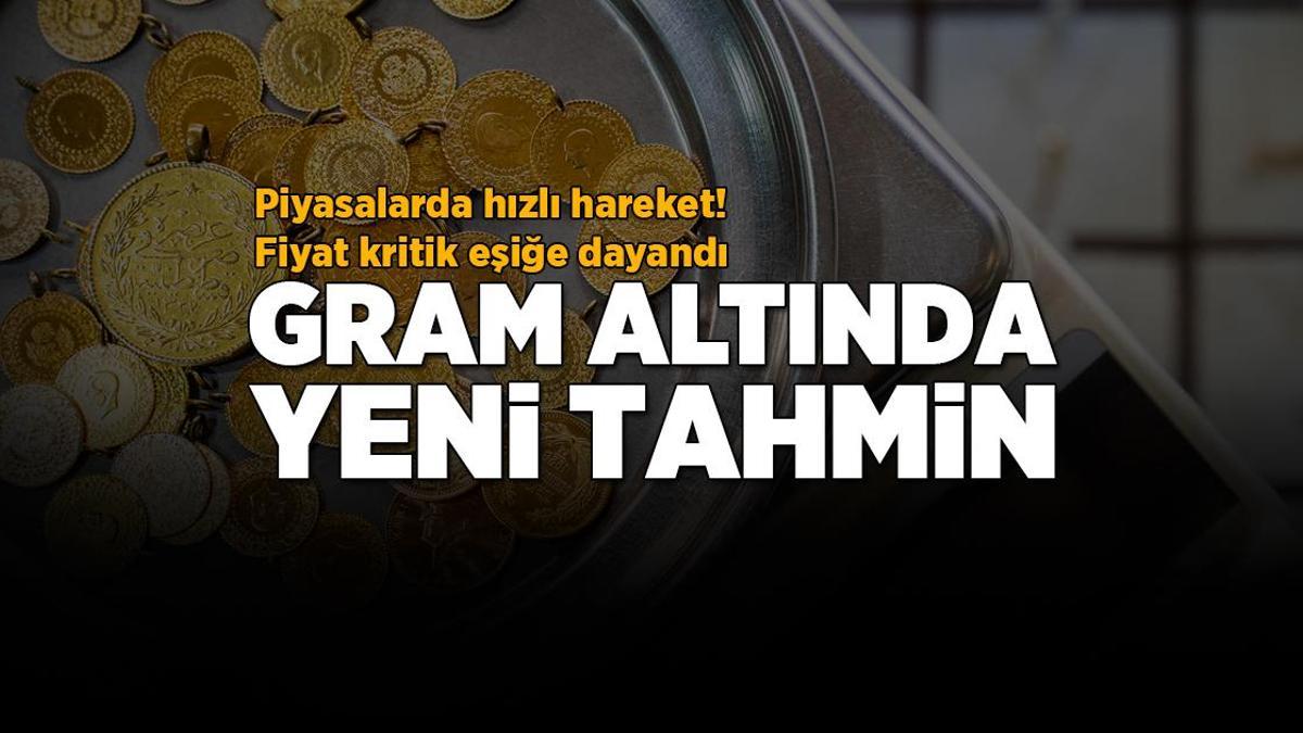 Yatırımcılar dikkat! Yönünü 4 bin 300 TL’ye çeviren gram altın için yeni tahmin