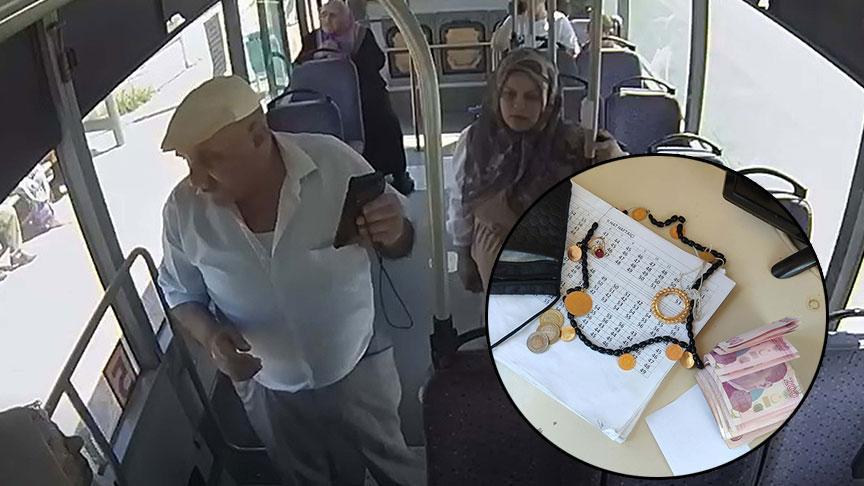Yer: Manisa! Halk otobüsündeki çantadan altın fışkırdı